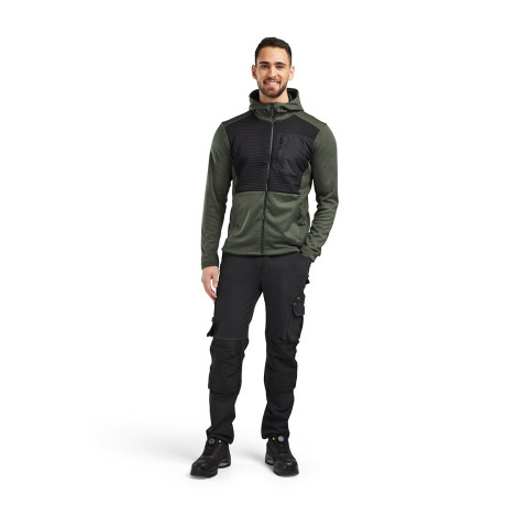 Sweat zippé à capuche 35402533 - Couleur et taille au choix