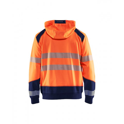 Sweat shirt à capuche haute visibilité blaklader zippé classe 2 - Coloris et taille au choix