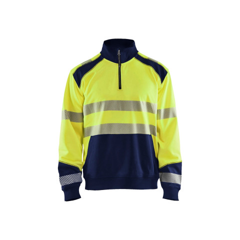 Sweat col camionneur haute-visibilité 35562528 - Couleur et taille au choix