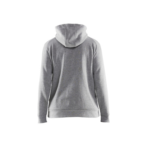 Sweat à capuche imprimé 3D femme Gris-Chiné 35601157 - Taille au choix