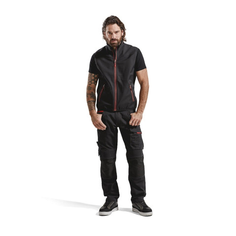 Gilet softshell +stretch sans manches 38502516 - Couleur et taille au choix