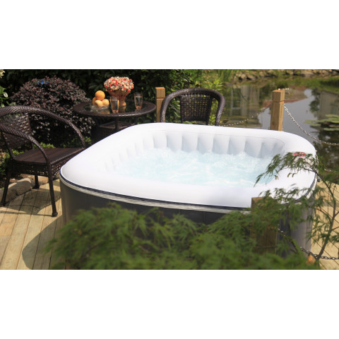 spa gonflable carre 2 3 personnes gonflage en 5 minutes distriartisan