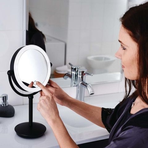 Miroir de maquillage moana avec interrupteur tactile led