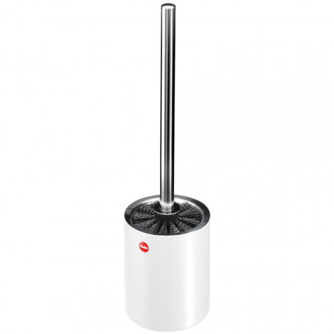 Hailo ensemble de brosse et porte-brosse toilette blanc 0833-820