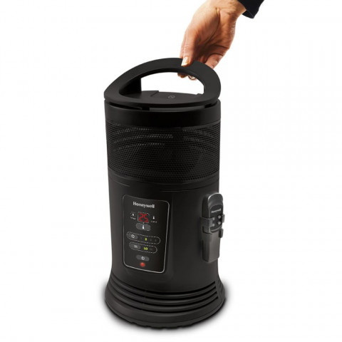 Honeywell radiateur céramique 360 ° mobile 1800 w noir