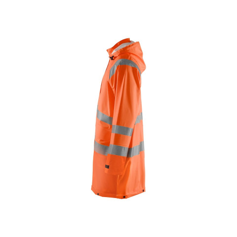 Veste de pluie longue niveau 1 haute-visibilité 43242000 - Couleur et taille au choix