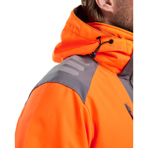 Veste Softshell à capuche haute-visibilité 44912513 - Couleur au choix