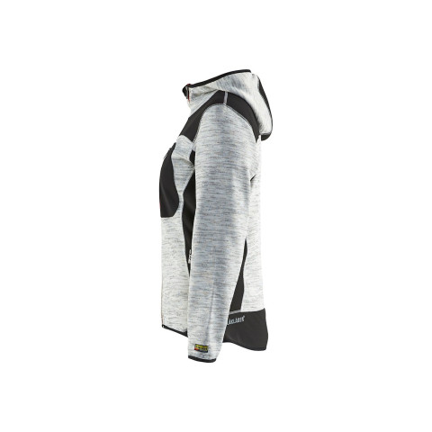 Veste tricotée à capuche femme 49312117 - Couleur et taille au choix
