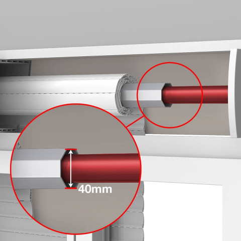 Kit de motorisation 6nm pour volets roulants et stores - thomson