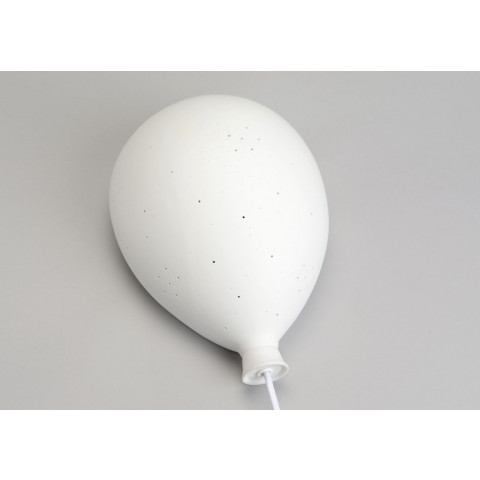 Lampe en forme de ballon gonflable blanc
