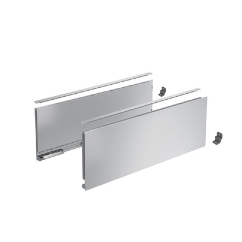 Profilé latéral de tiroir AvanTech YOU, hauteur 187 mm x NL 350 mm, Argent, gauche et droite - HETTICH - 9353355