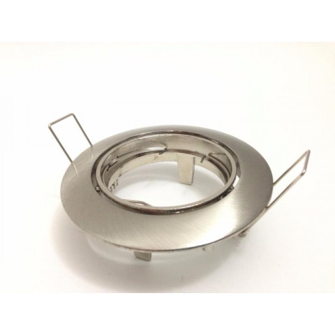 Support spot rond orientable inox