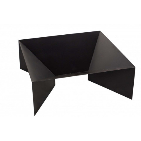 Brasero en acier peint pieds géométriques 60 cm