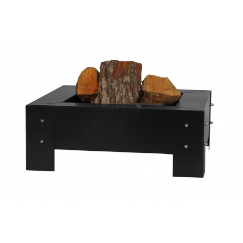 Brasero en acier peint pieds cloutés 70 cm