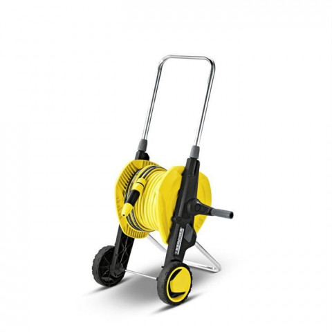 Chariot dévidoir kit avec tuyau 20 m et accessoires - ht 3420