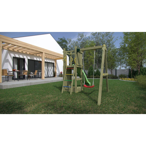 Plateforme de jeux en bois funny modèle 5