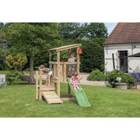 Aire de jeux en bois cascade