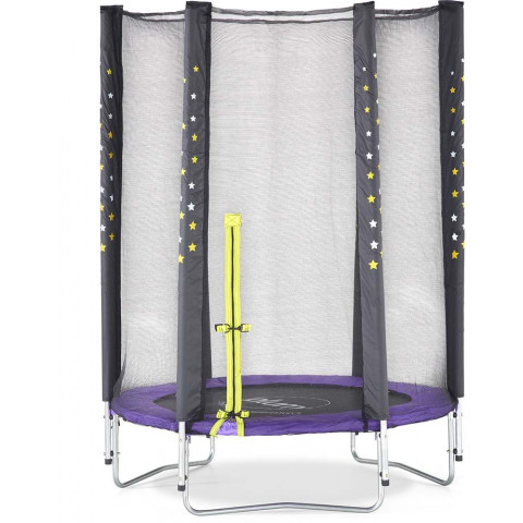 Trampoline avec filet de protection 140 cm - Couleur au choix