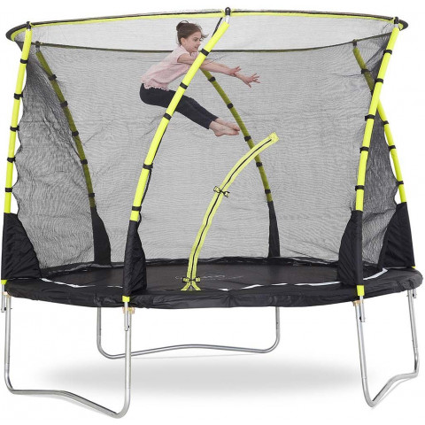 Trampoline avec filet innovant 3g whirlwind 305 cm