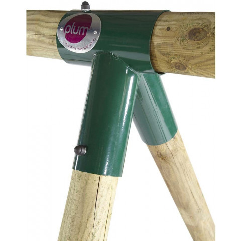 Portique en bois avec agrès