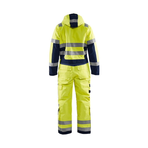 Combinaison hiver manches longues multinormes Jaune-Fluo/Marine 63681530 - Taille au choix