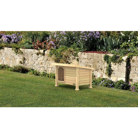Niche en bois à toit plat