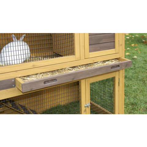Clapier en bois multiplex addition