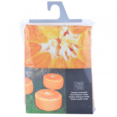 Pouf extérieur avec imprimé déco
