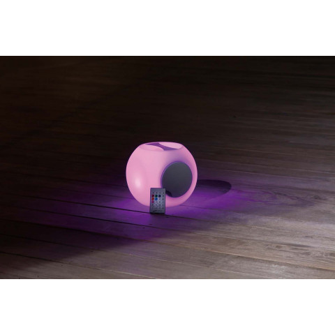 Lampe cube avec bluethooth et haut parleur 10w