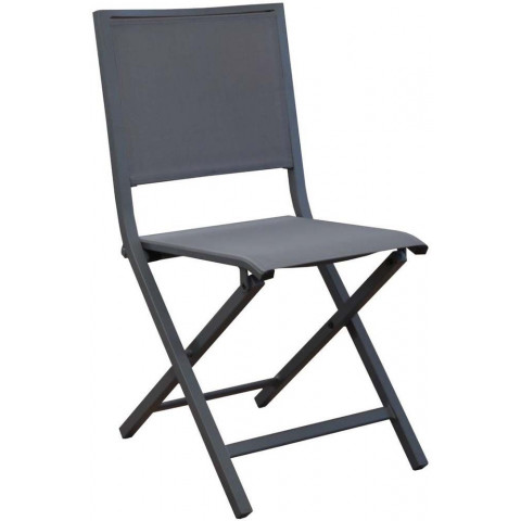 Chaise pliante en aluminium florence (lot de 6) - Couleur au choix