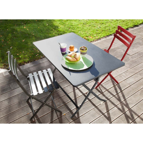 Chaise pliante en acier nonza (lot de 2) - Couleur au choix