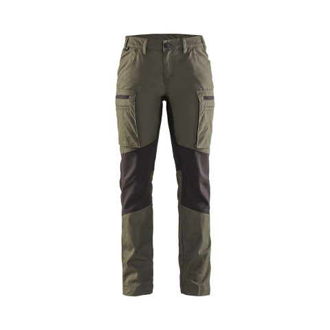Pantalon maintenance polycoton stretch femme 71591845 - Couleur et taille au choix