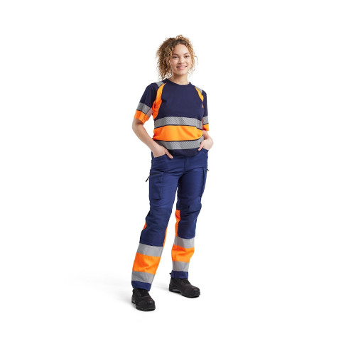 Pantalon artisan haute-visibilité stretch femme 71611811 - Couleur et taille au choix