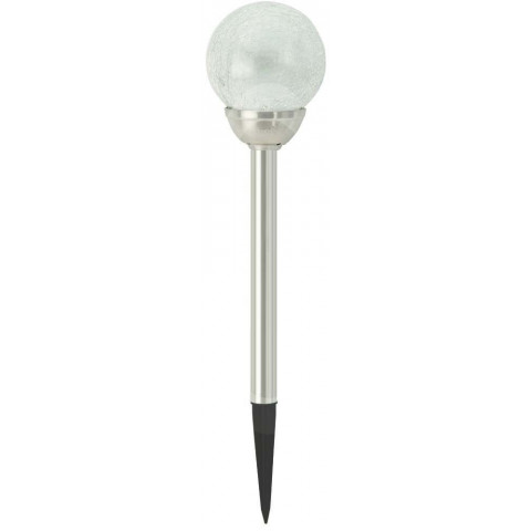 Lampe solaire ronde sur pique ice (lot de 5)