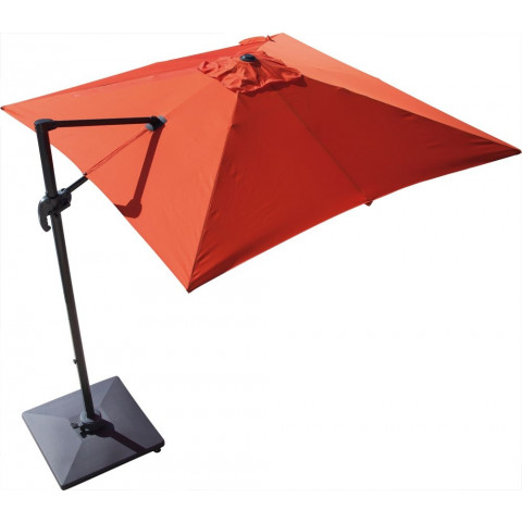 Parasol déporté 300x300 cm orient - Coloris au choix