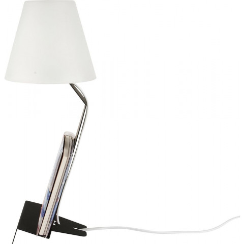Lampe à poser pour tablette tactile en métal noir 17x47,5cm