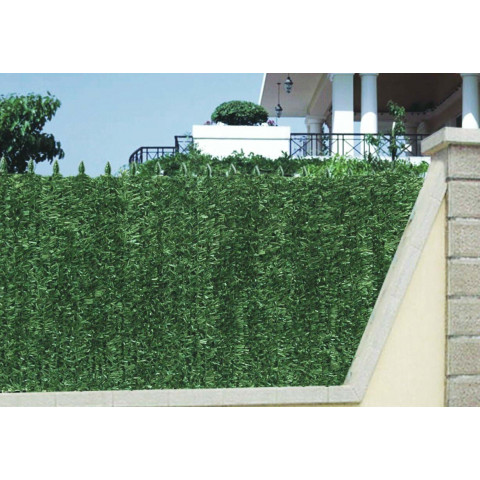 Haie artificielle 126 brins vert sapin en rouleau ultra (lot de 6) 2 x 3 m