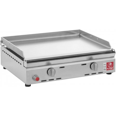 Plancha en inox chef xl 55 cm avec chariot et housse