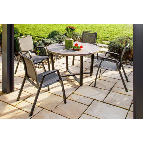 Table ronde en aluminium lausanne