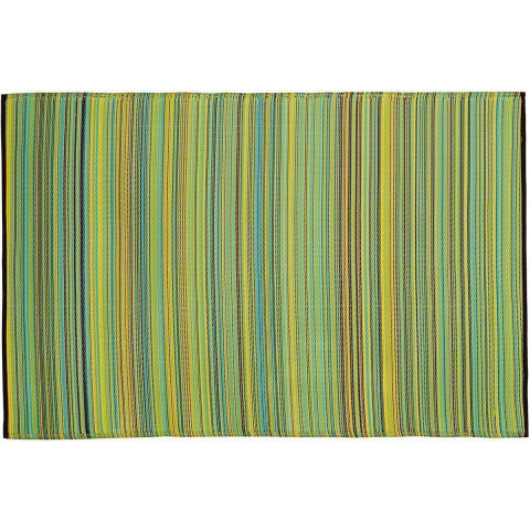 Tapis intérieur extérieur cancun citron et pomme verte 90 x 150 cm