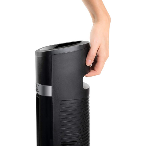 Ventilateur colonne black and decker bxeft50e noir 102cm 45w 4 vitesses