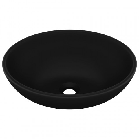 Lavabo ovale de luxe 40x33 cm céramique - Couleur au choix