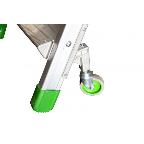 Plateforme de magasinage aluminium, 9 marches, 150 kg