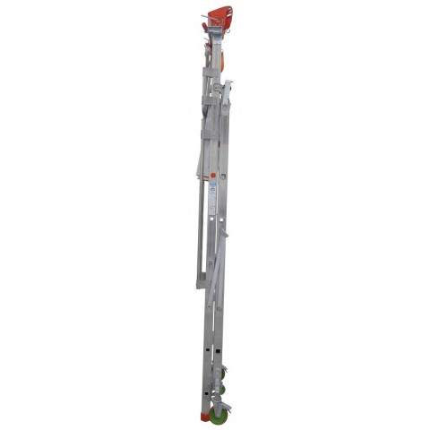 Plateforme de magasinage aluminium repliable, 10 marches, 150 kg