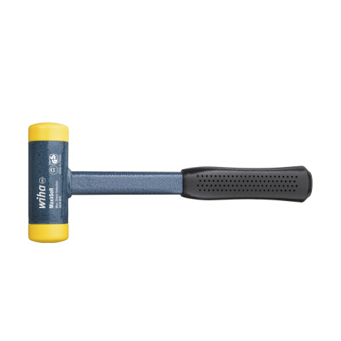 Massette sans rebond avec embouts mi-durs et manche en acier - 300 mm - WIHA - 02124