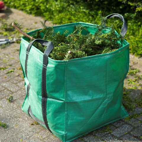 Sac à déchets de jardin carré vert 325 l 6072401