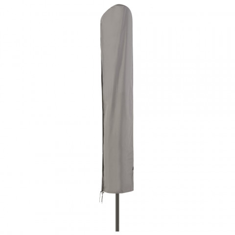 Housse pour parasol sur pied 165x35 cm gris