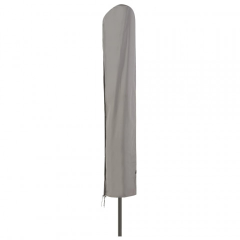 Housse pour parasol sur pied 250x60 cm gris