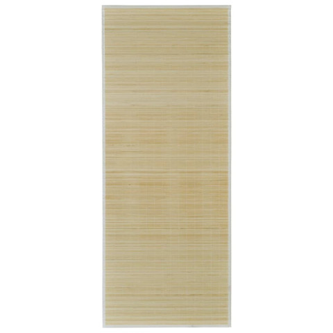 Tapis en bambou 100x160 cm naturel