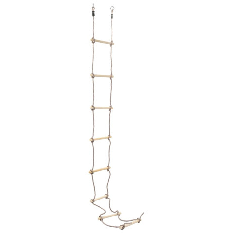 Échelle de corde pour enfants 290 cm bois